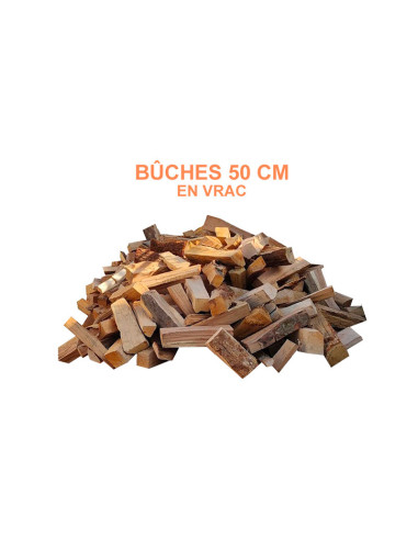 Bois de Chauffage en 50 cm - Vente en Vrac au m³ - Prix départ scierie