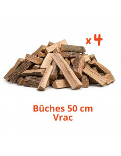 Pack 4 stères / Bûches 50...